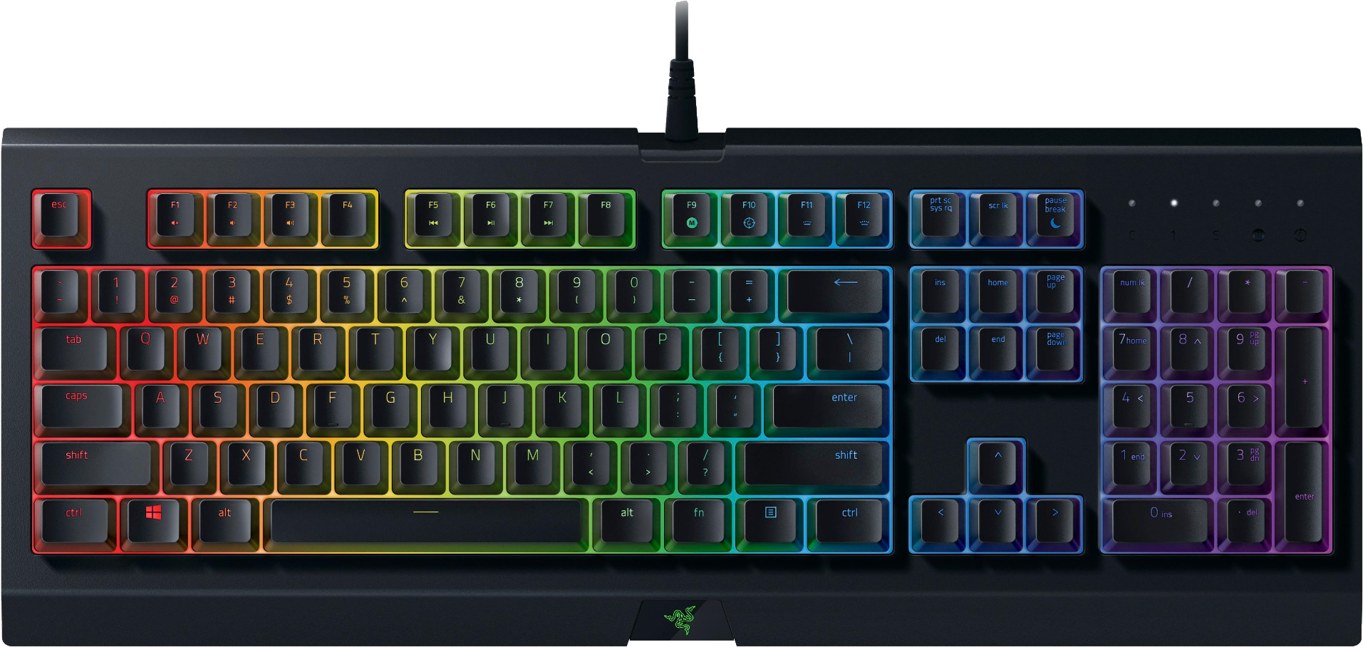 Illuminated Mechanical Keyboard R G B Lighting