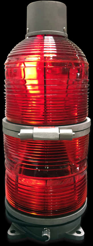 Illuminated Red Warning Light