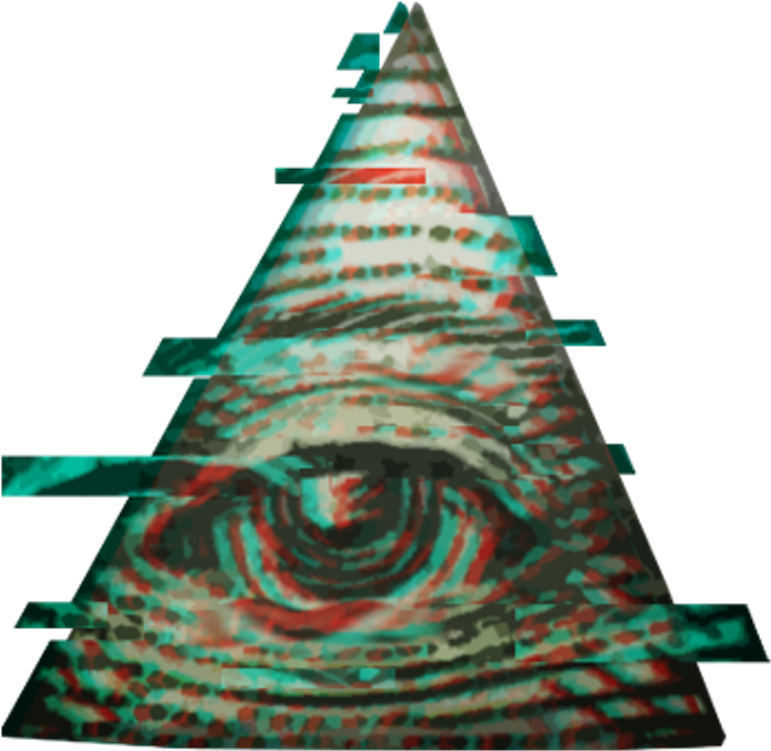 Illuminati Eye Pyramid Distorted