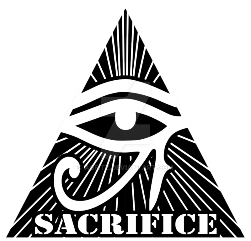 Illuminati Eyeand Pyramid Sacrifice