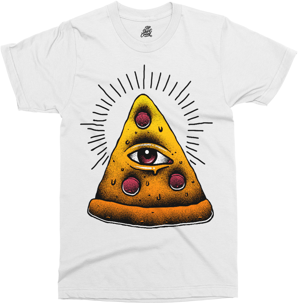 Illuminati Pizza Tshirt Design