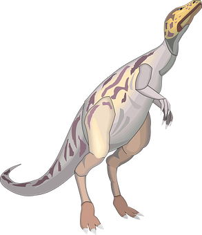 Illustrated Theropod Dinosaur