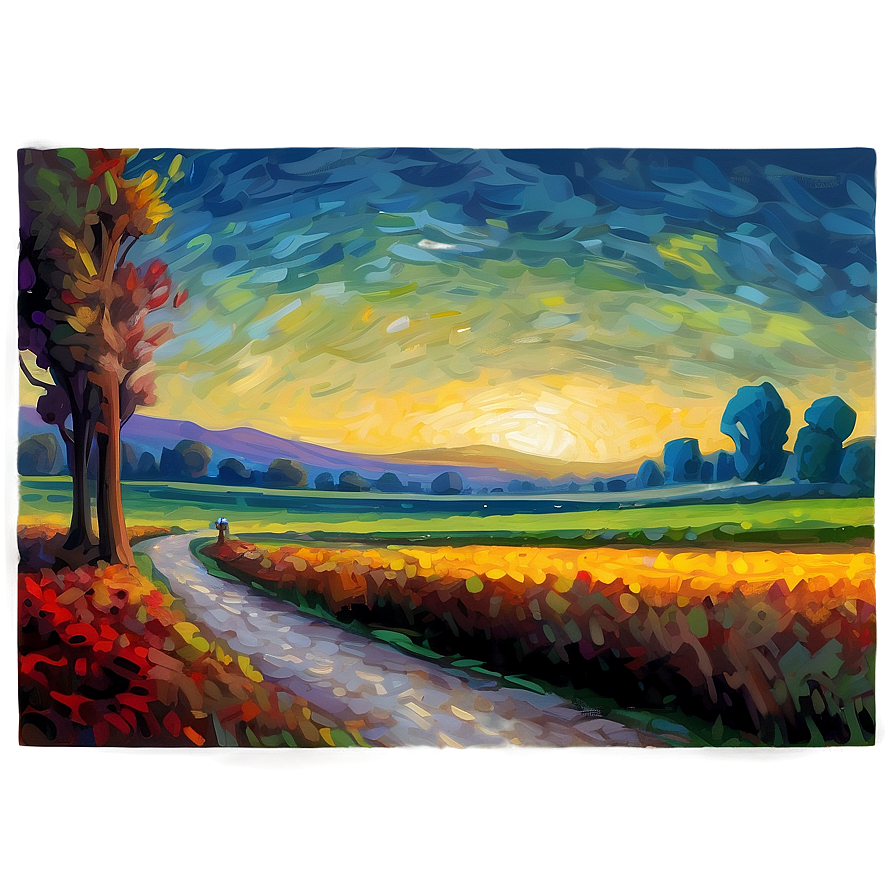 Impressionistic Artistic Scene Png 06242024