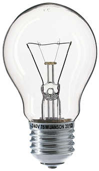 Incandescent Bulb Close Up