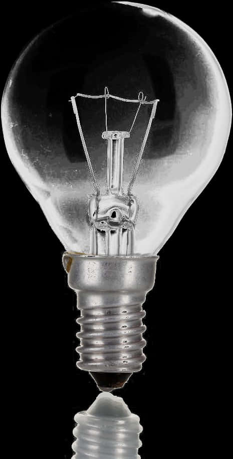 Incandescent Light Bulb Close Up