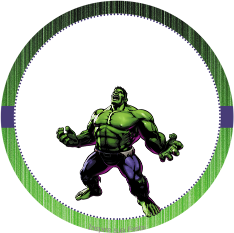 Incredible Hulk Circle Logo