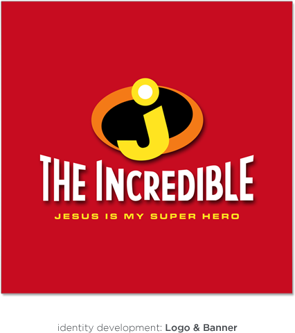 Incredibles Inspired Religious Logo