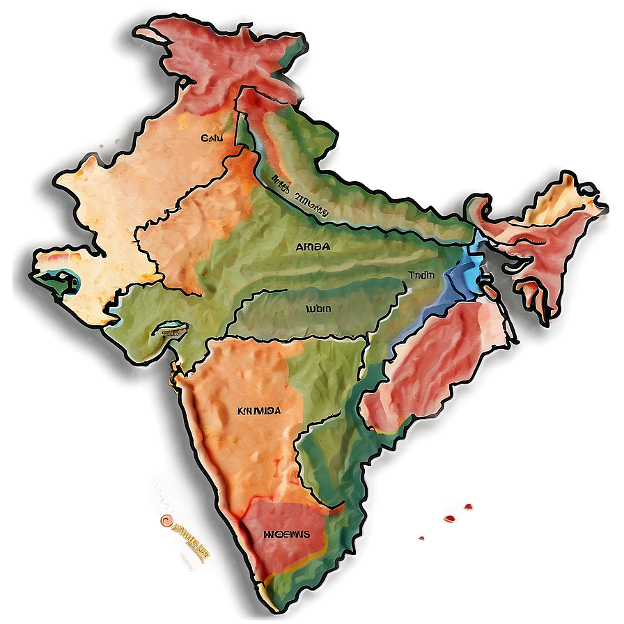 India Map For Educational Use Png Wsi