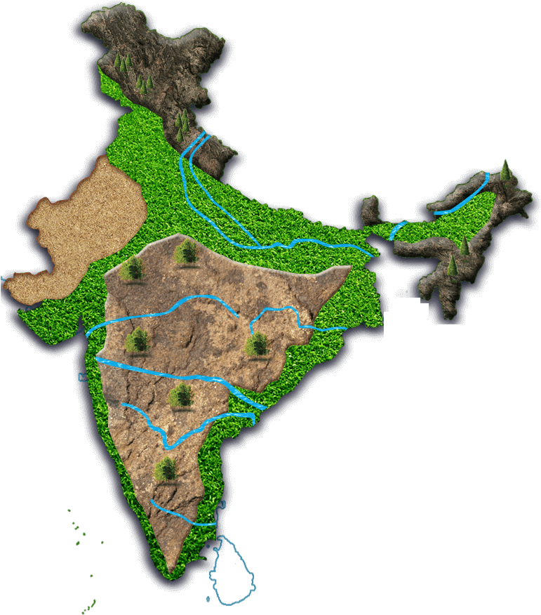 India Map Geographical Features