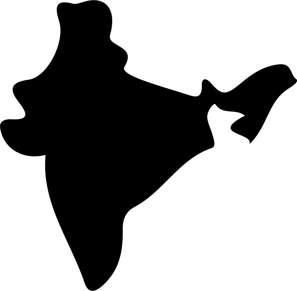 India Map Silhouette