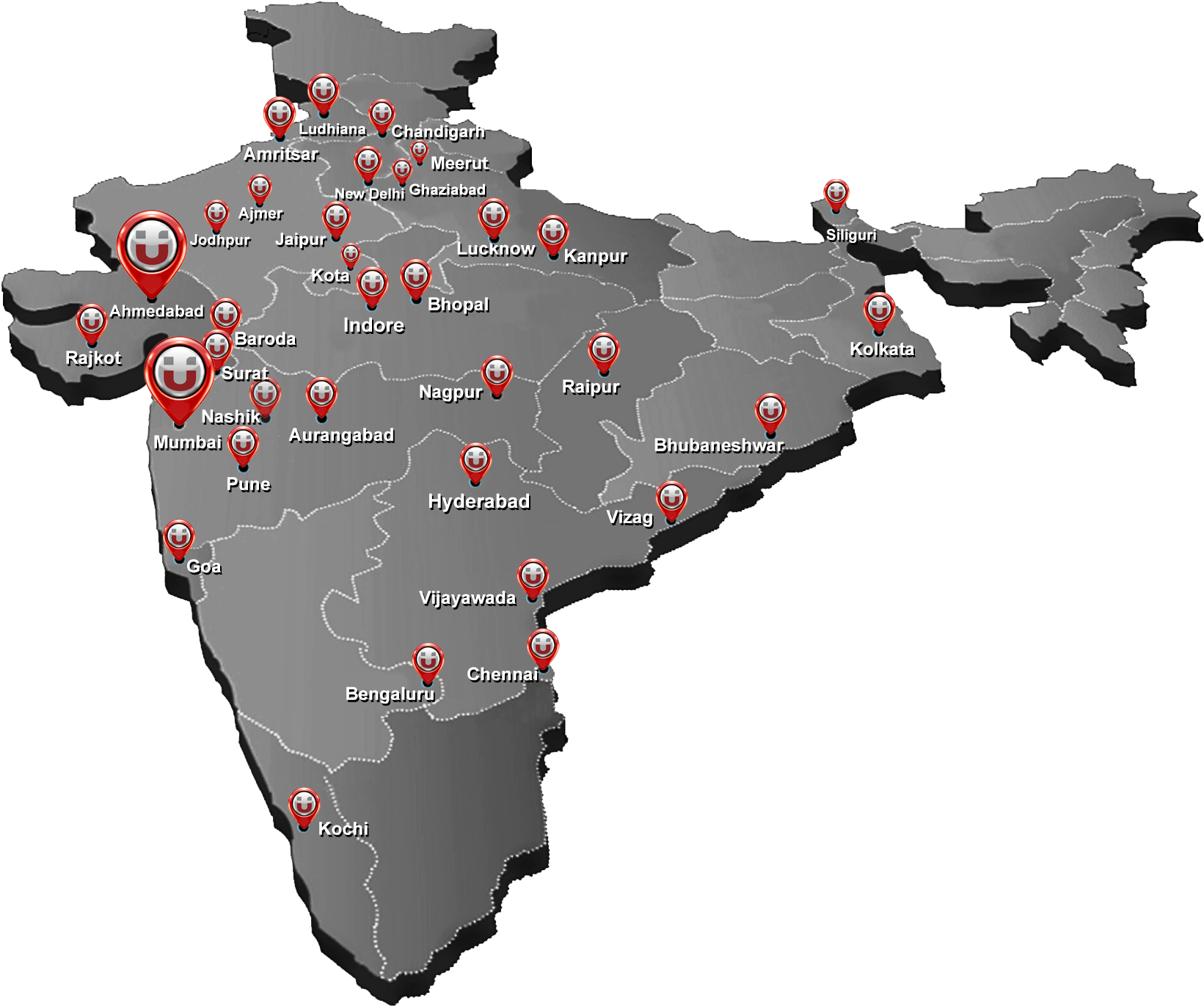 India_ Map_with_ Major_ Cities_and_ No_ Entry_ Signs