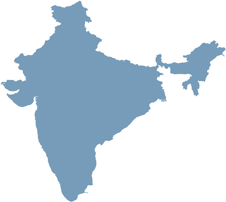 India Outline Map