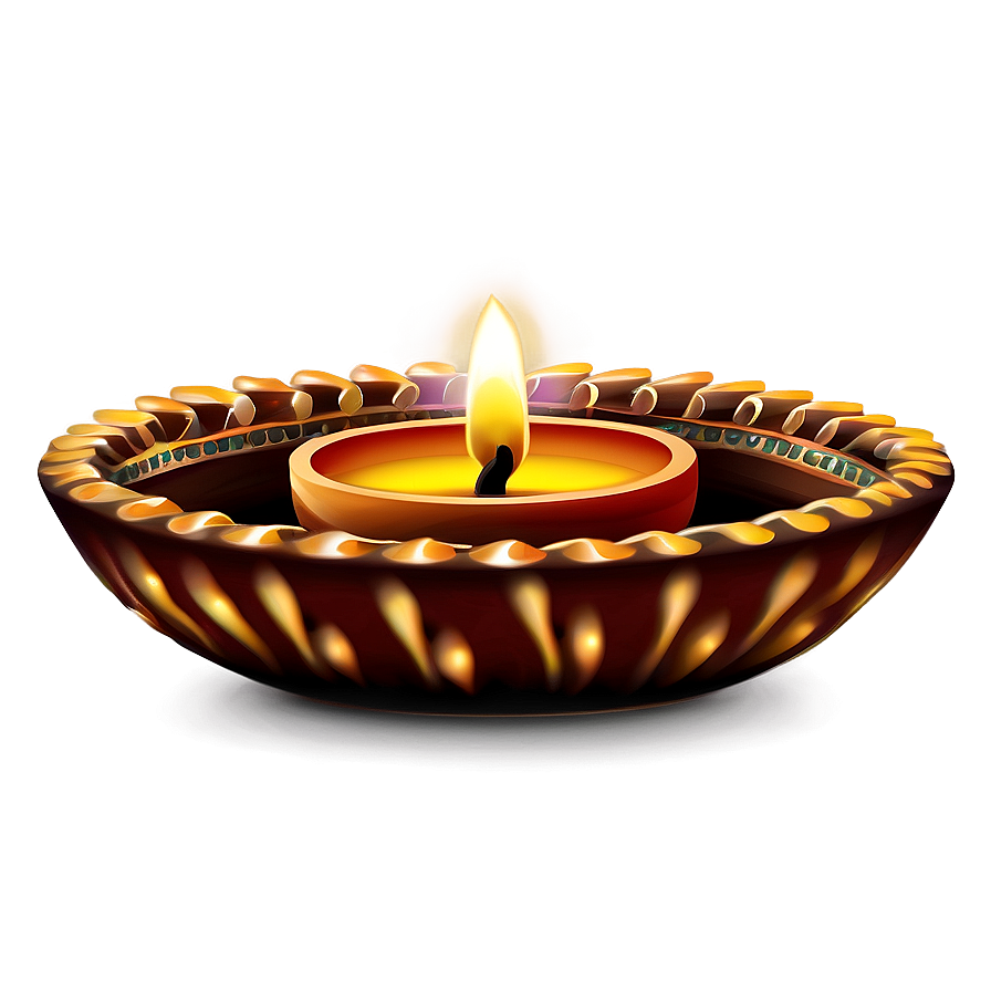 Indian Diwali Diya Png 14