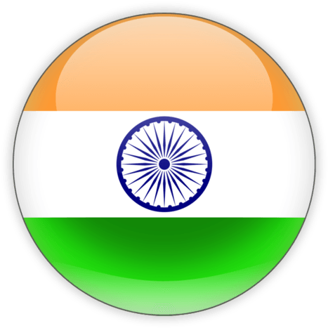 Indian Flag Button Design