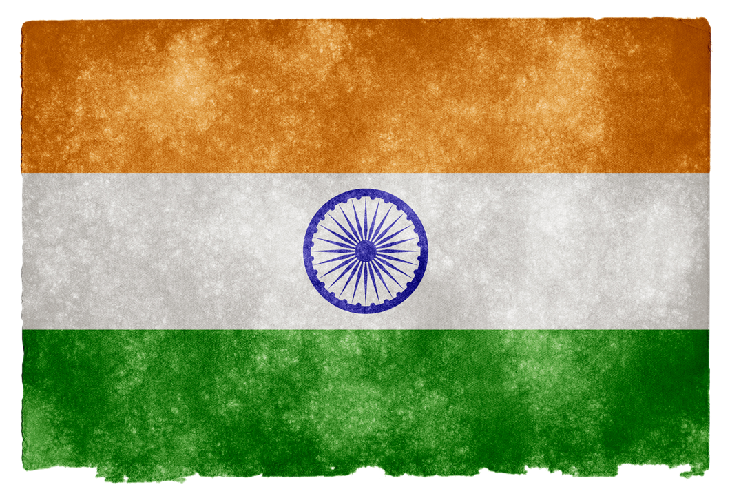 Indian Flag Grungy Texture