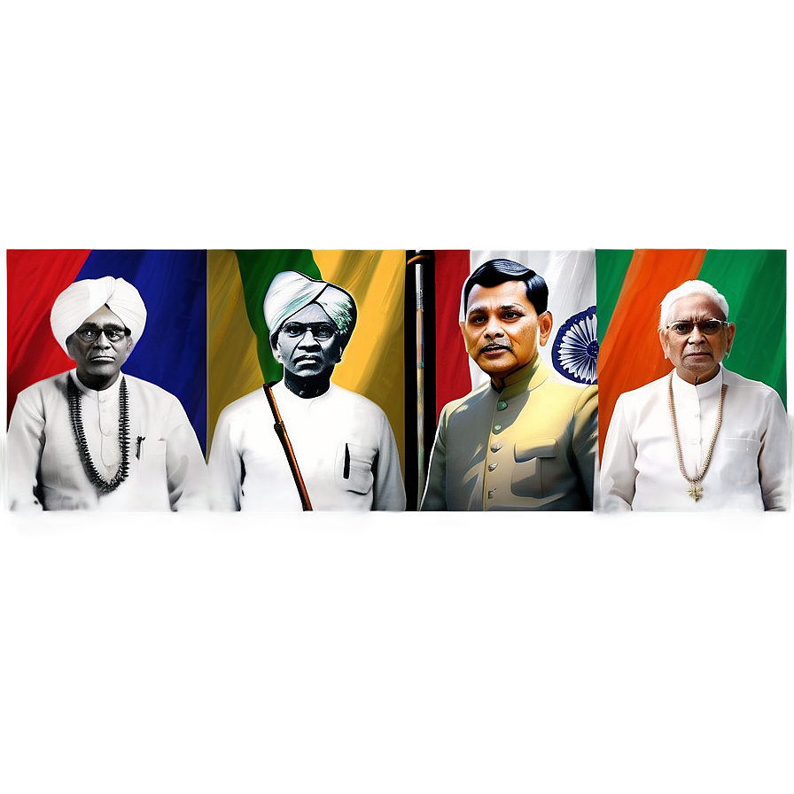 Indian Independence Movement Leaders Png Giy