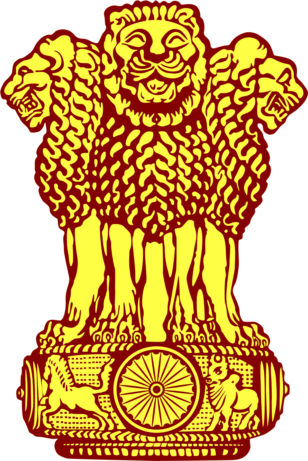 Indian National Emblem Illustration