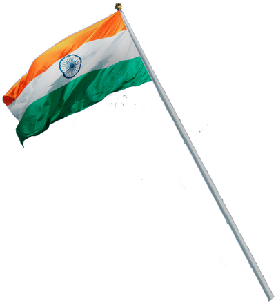 Indian National Flag Waving