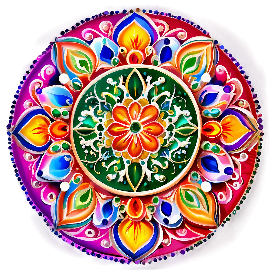 Indian Rangoli Patterns Png 43