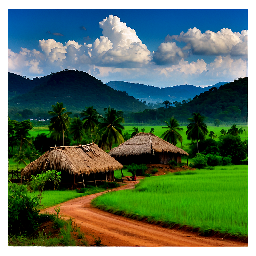 Indian Rural Landscape Png 06132024