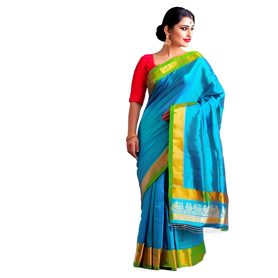 Indian Silk Sarees Png 06132024