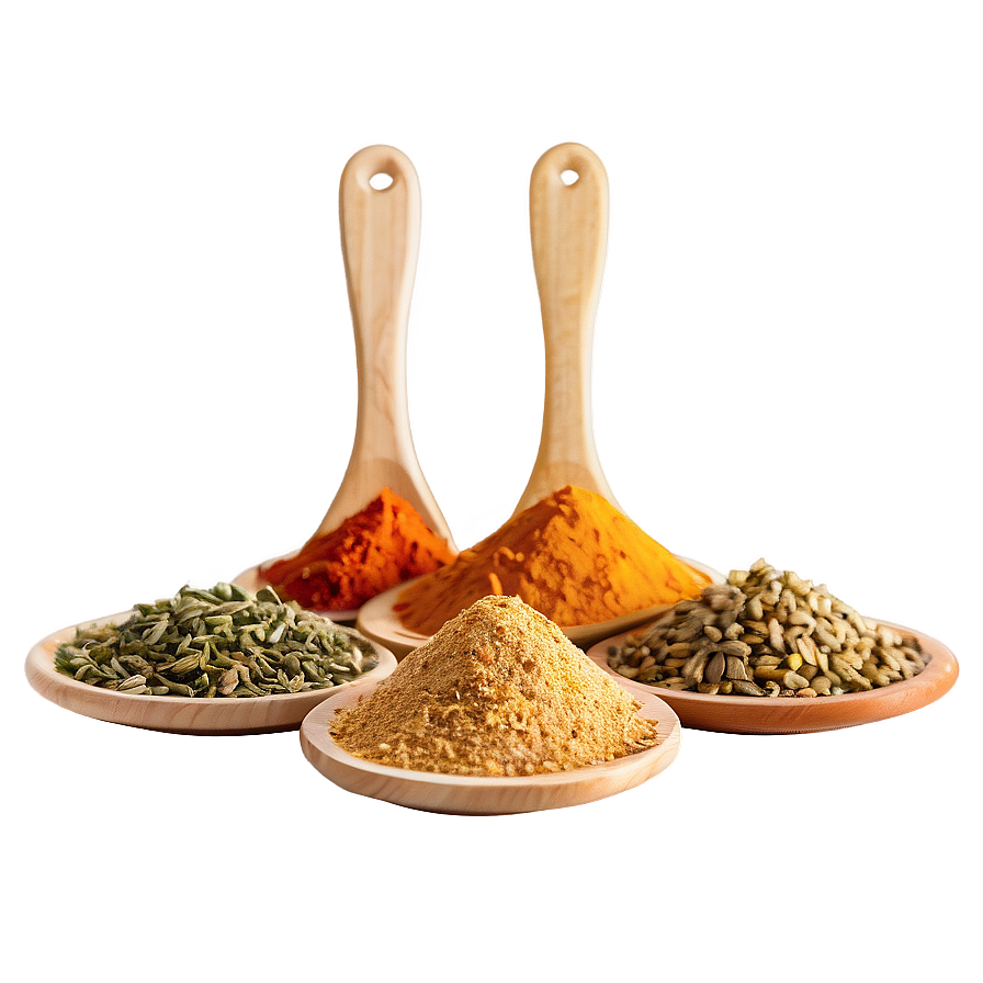 Indian Spices Assortment Png Jee