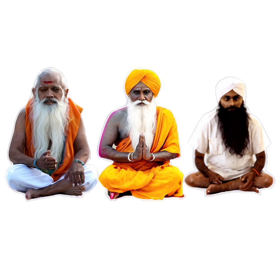 Indian Spiritual Gurus Png Roe