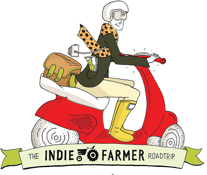 Indie Farmer Roadtrip Illustration