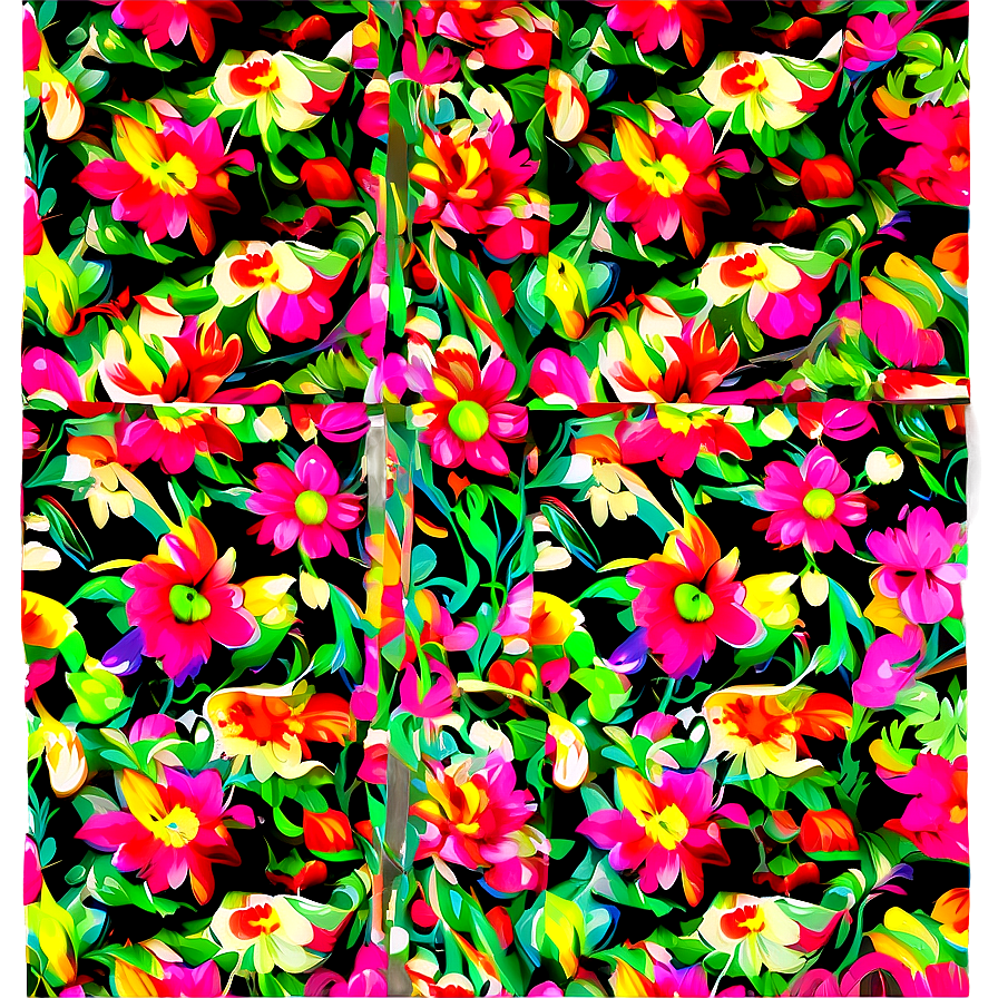 Indie Flower Fabric Texture Png Euc