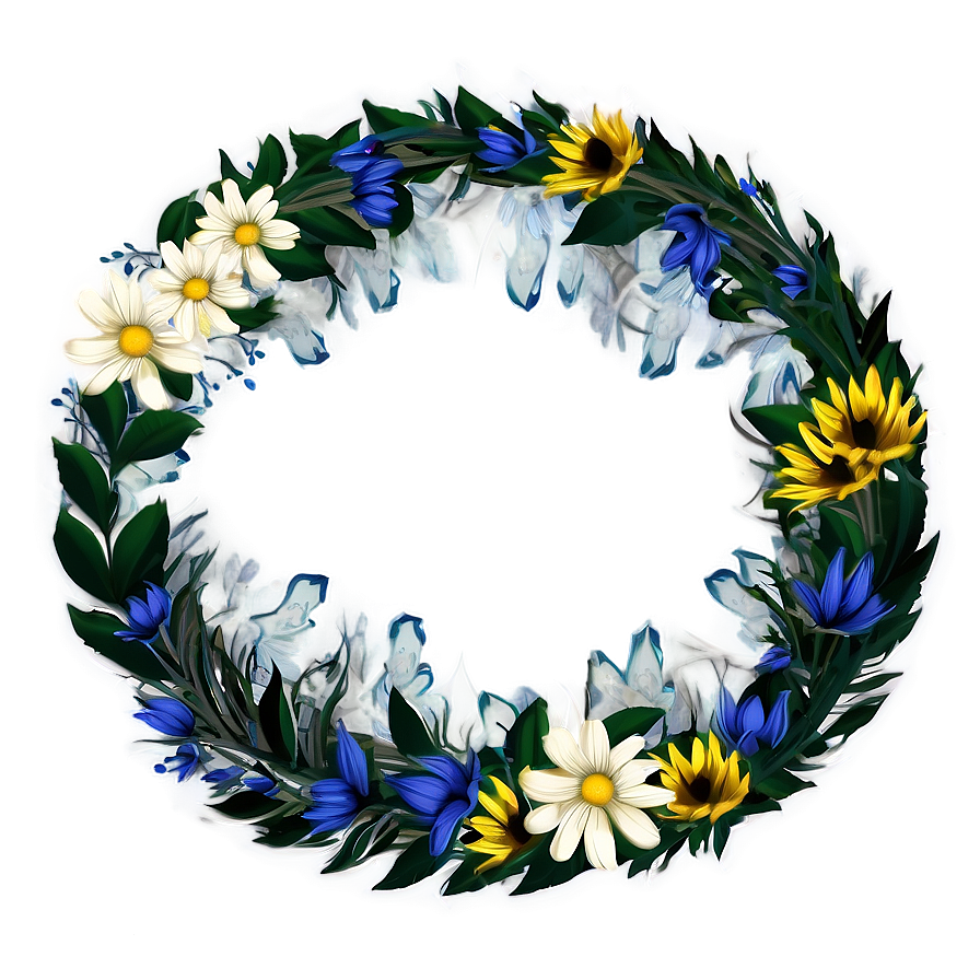 Indie Flower Frame Png 55