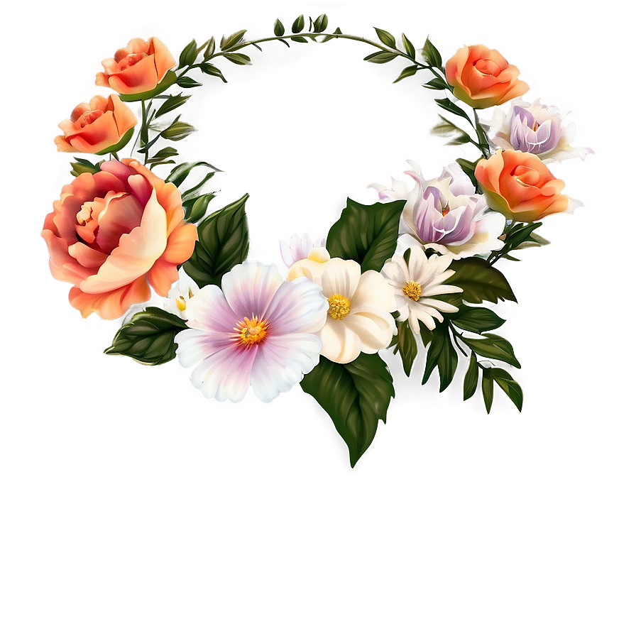 Indie Flower Garland Png 06252024