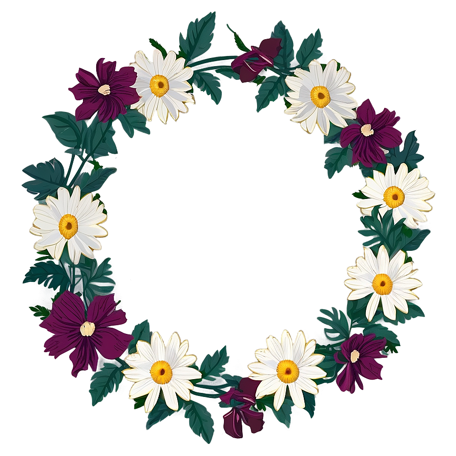 Indie Flower Garland Png 06252024