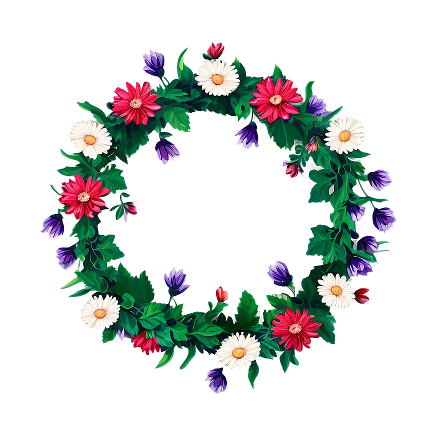 Indie Flower Garland Png Neu