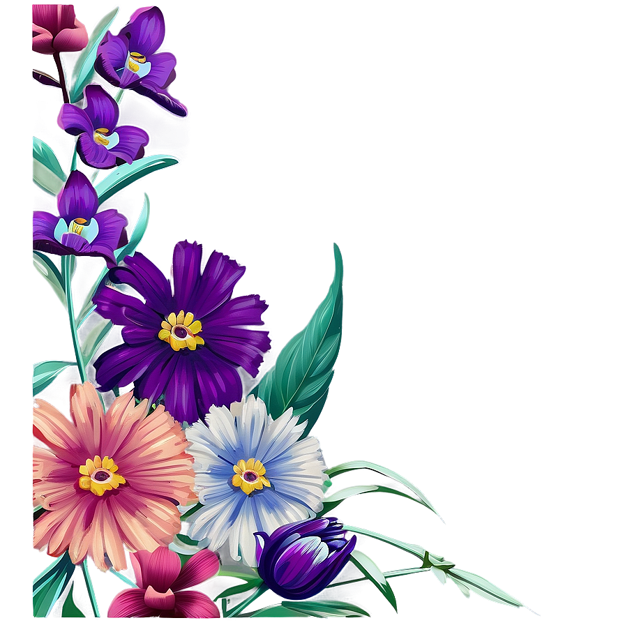 Indie Flower Mural Png Ukr14