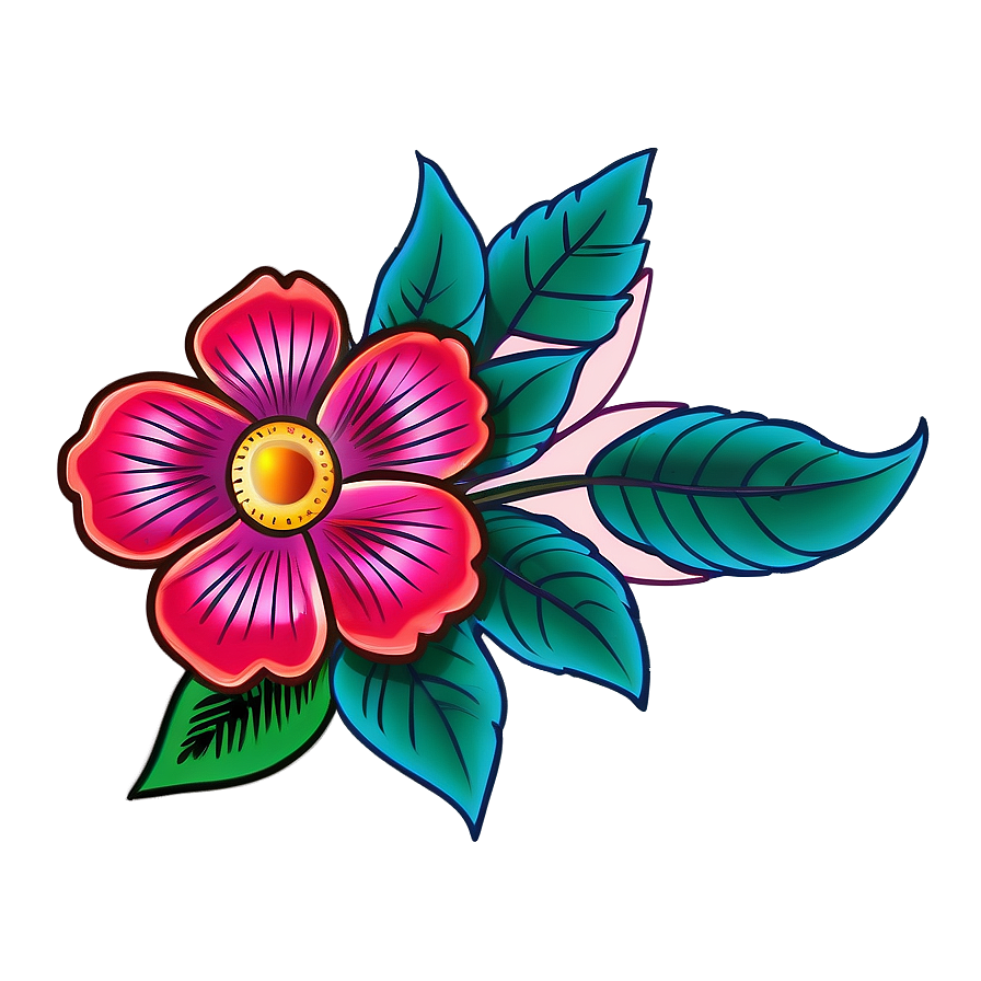 Indie Flower Tattoo Flash Png Ign96