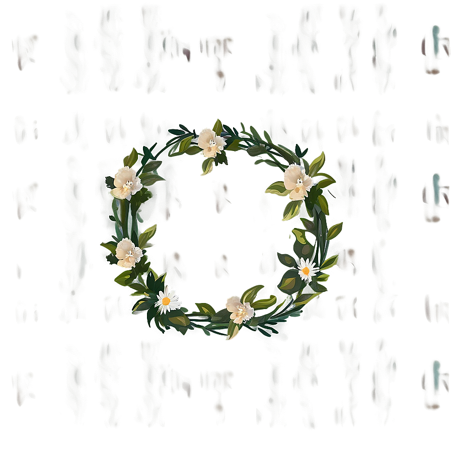 Indie Flower Wreath Png Xch