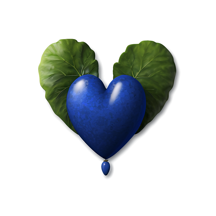 Indigo Blue Heart Emoji Png Ift