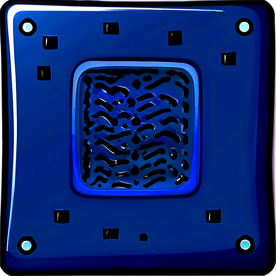 Indigo Blue Square Icon Png Vio