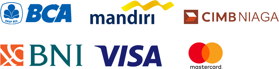 Indonesian Banksand Card Network Logos