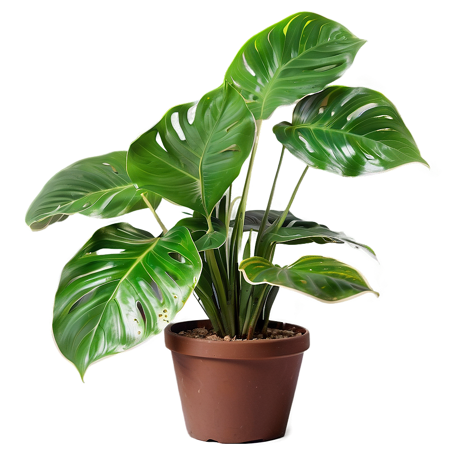 Indoor Plants With Big Leaves Png 16