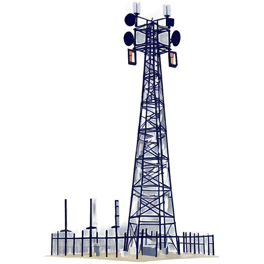 Industrial Cell Tower Png 06212024