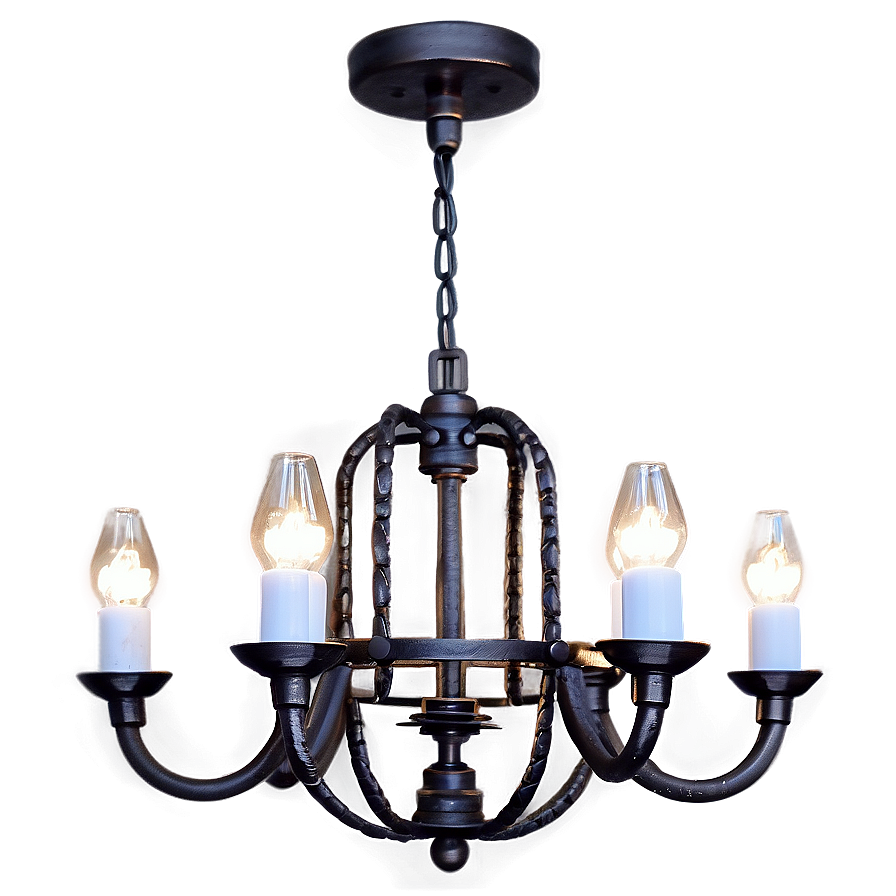 Industrial Chandelier Png 9