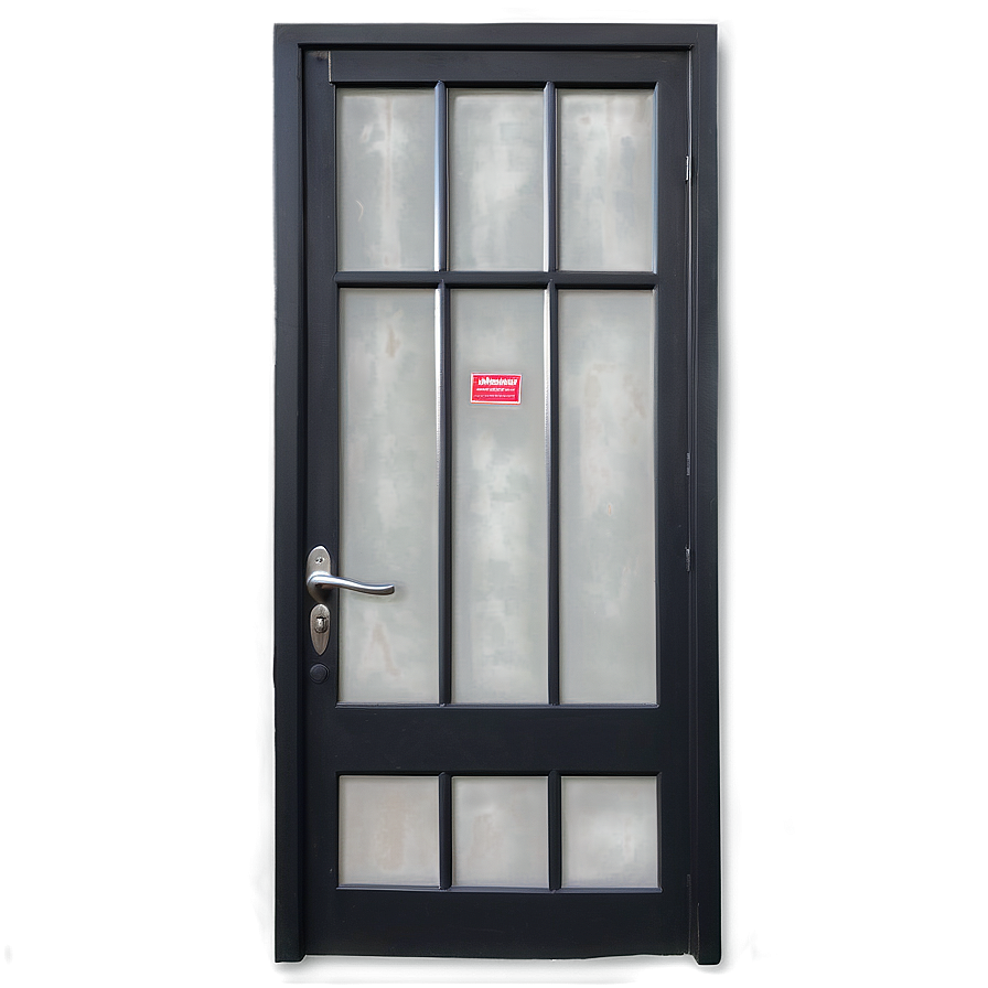 Industrial Glass Door Png 06122024