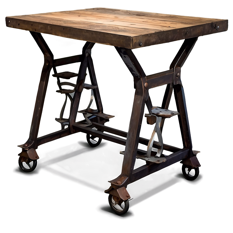 Industrial Iron Table Png Rll30