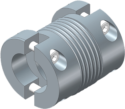 Industrial Mechanical Coupling3 D Model