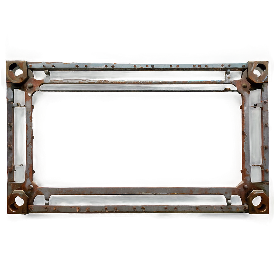 Industrial Metal Picture Frame Png Esa70