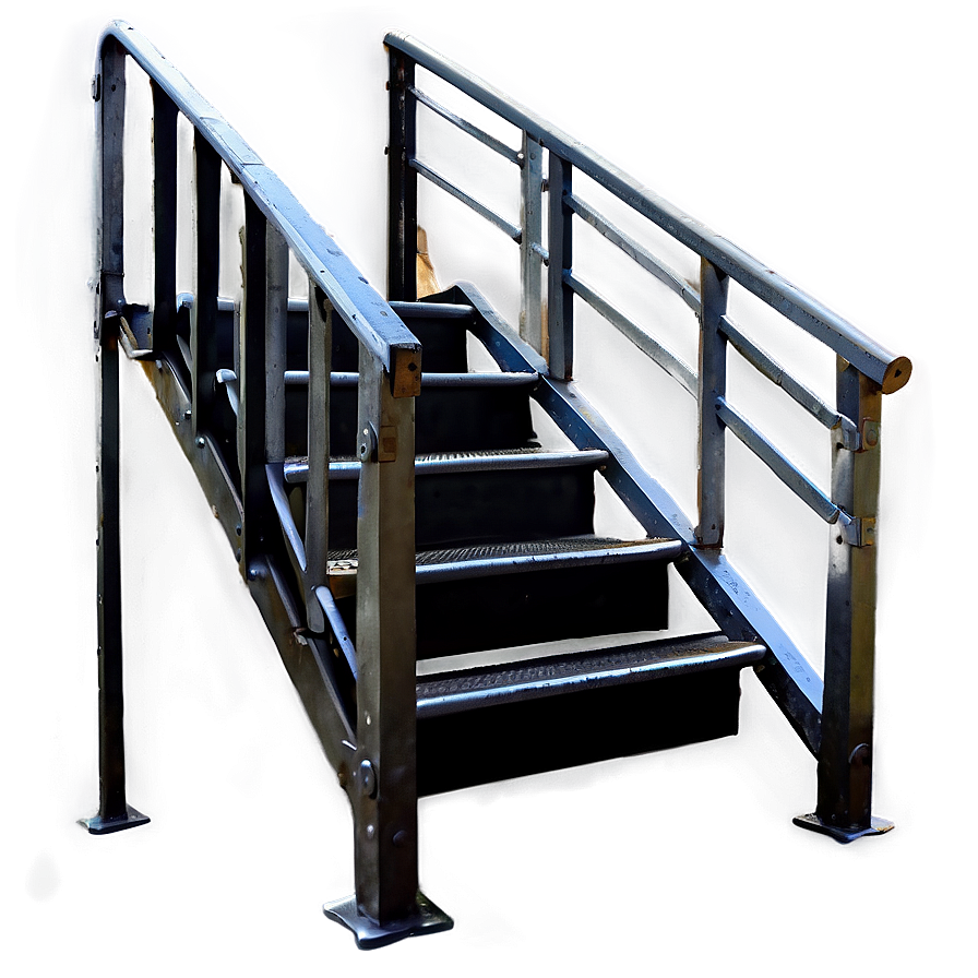 Industrial Metal Stairs Png 05242024