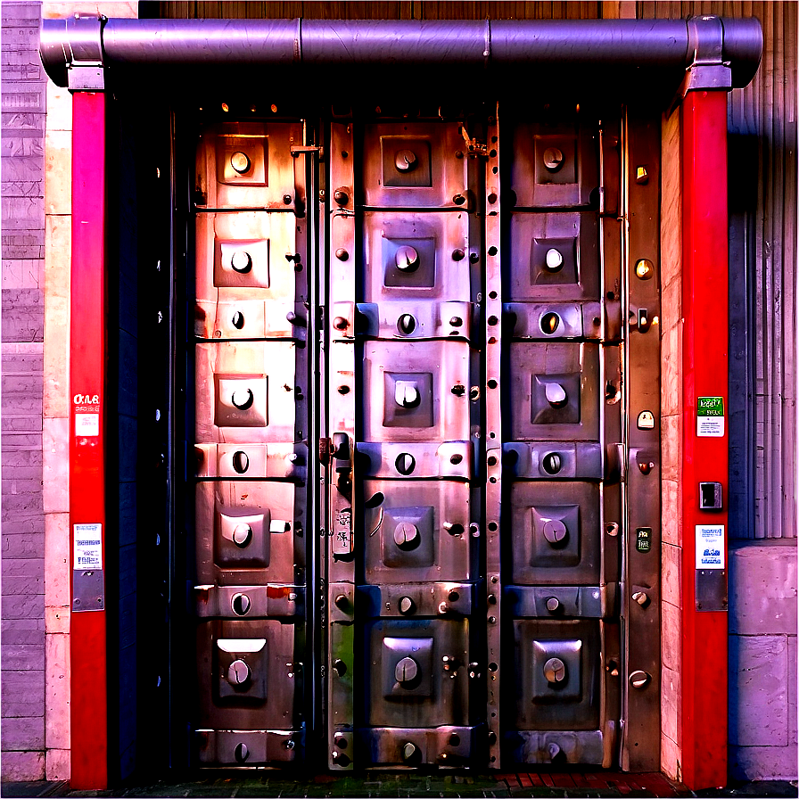 Industrial Steel Door Png 06292024