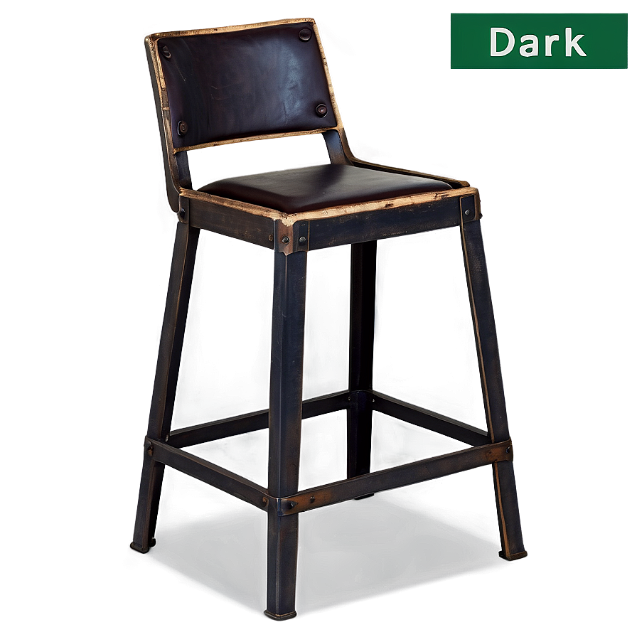 Industrial Style Barstool Png Pya