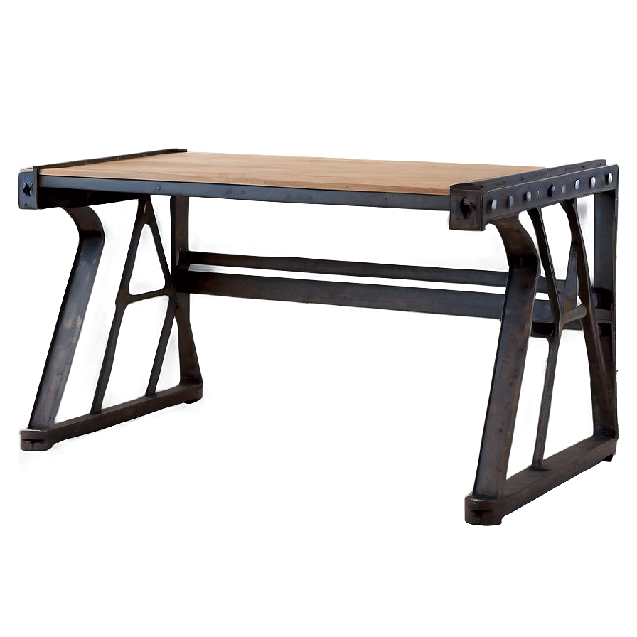 Industrial Style Desk Png 05042024